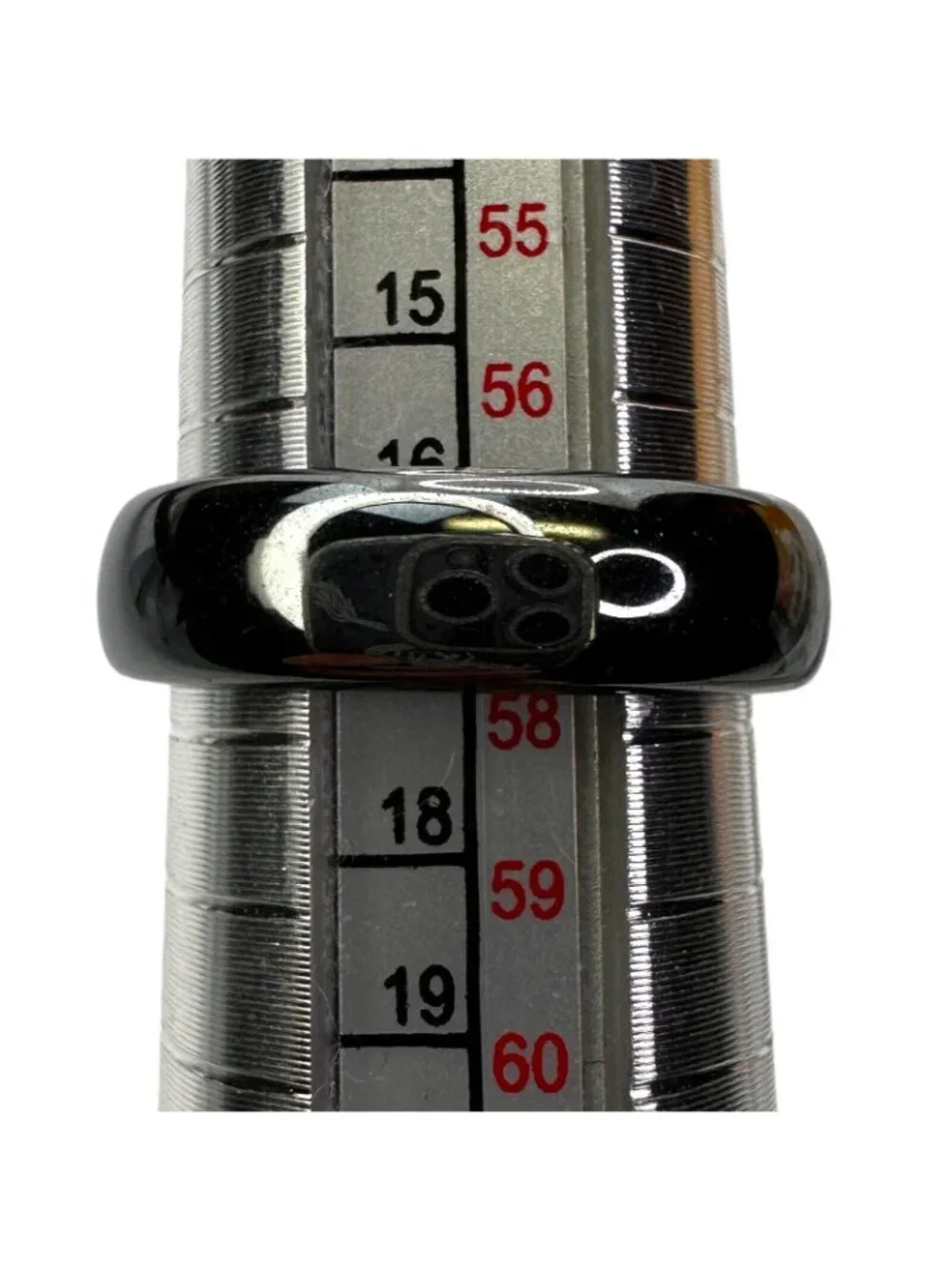 Black Tungsten Carbide Ring Size 7 Mens Wedding Band Comfort Fit Durable